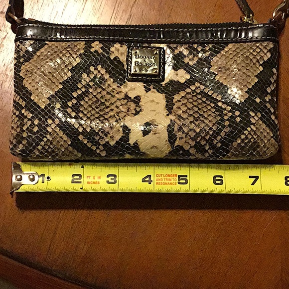 Dooney & Bourke Snakeskin Print Wristlet/Clutch - Picture 11 of 13